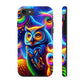 Neon Night Owls. NEON Owls Tough Phone Case