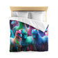 Giovanni da Guido - NEON Unicorns Microfiber Duvet Cover