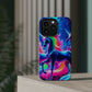 NeonNocturnals Neon Unicorns Premium Art Magsafe Magnet Tough IPhone 13 14 15 Pro Plus Max and Mini in Matte and Glossy Phone cases