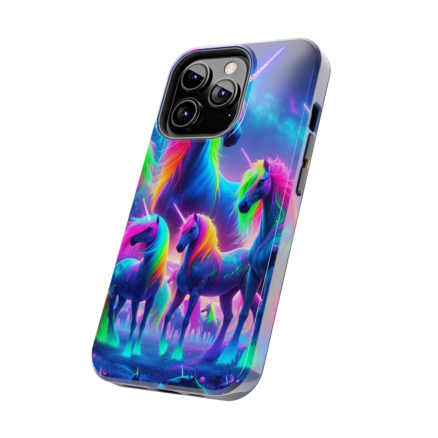 Vibrant's Mystic Muster NEON Unicorns Tough Phone Case