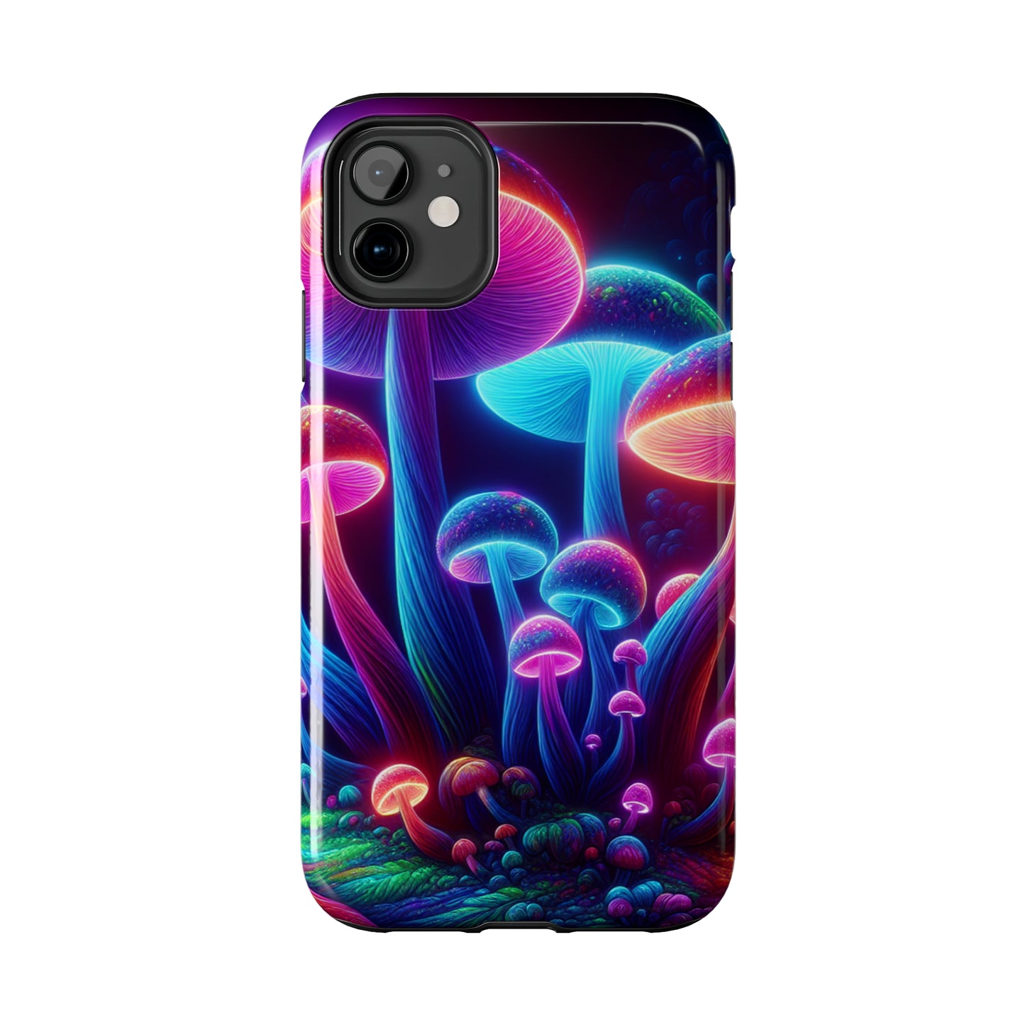 Neon Psychedelic Pupal Art NEON Unicorns Tough Phone Case Iphone 7 8 9 10 11 12 13 14 Pro Max Mini Plus XR XS SE