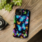 Luminous Butterfly Radiance Neon Butterflies Premium Art Magsafe Magnet Tough IPhone 13 14 15 Pro Plus Max and Mini in Matte and Glossy Phone cases