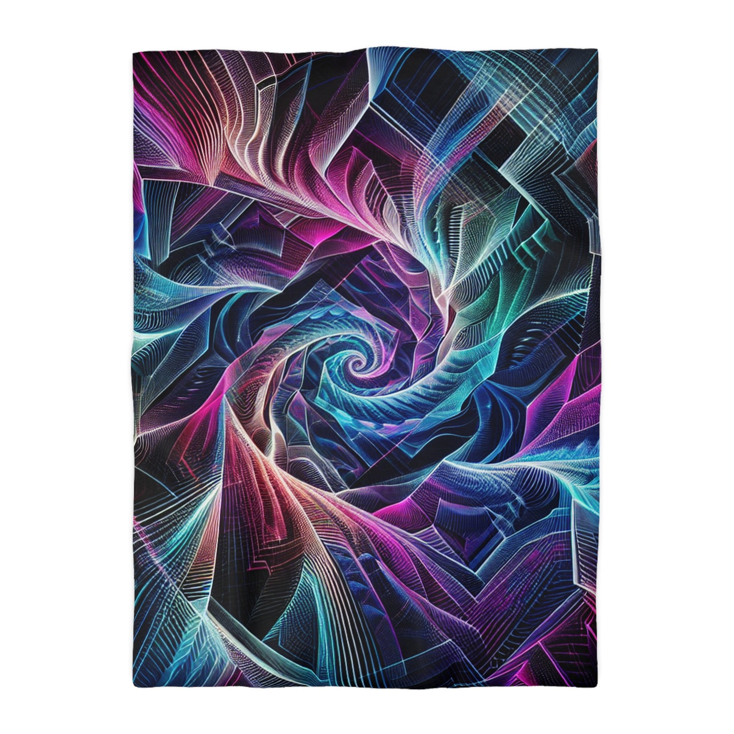 Giovanni da Verona - Trippy Infinty Patterns Microfiber Duvet Cover