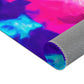 "Vibrant Neon Butterfly Fantasia" Butterflies & Mushrooms Area Rug