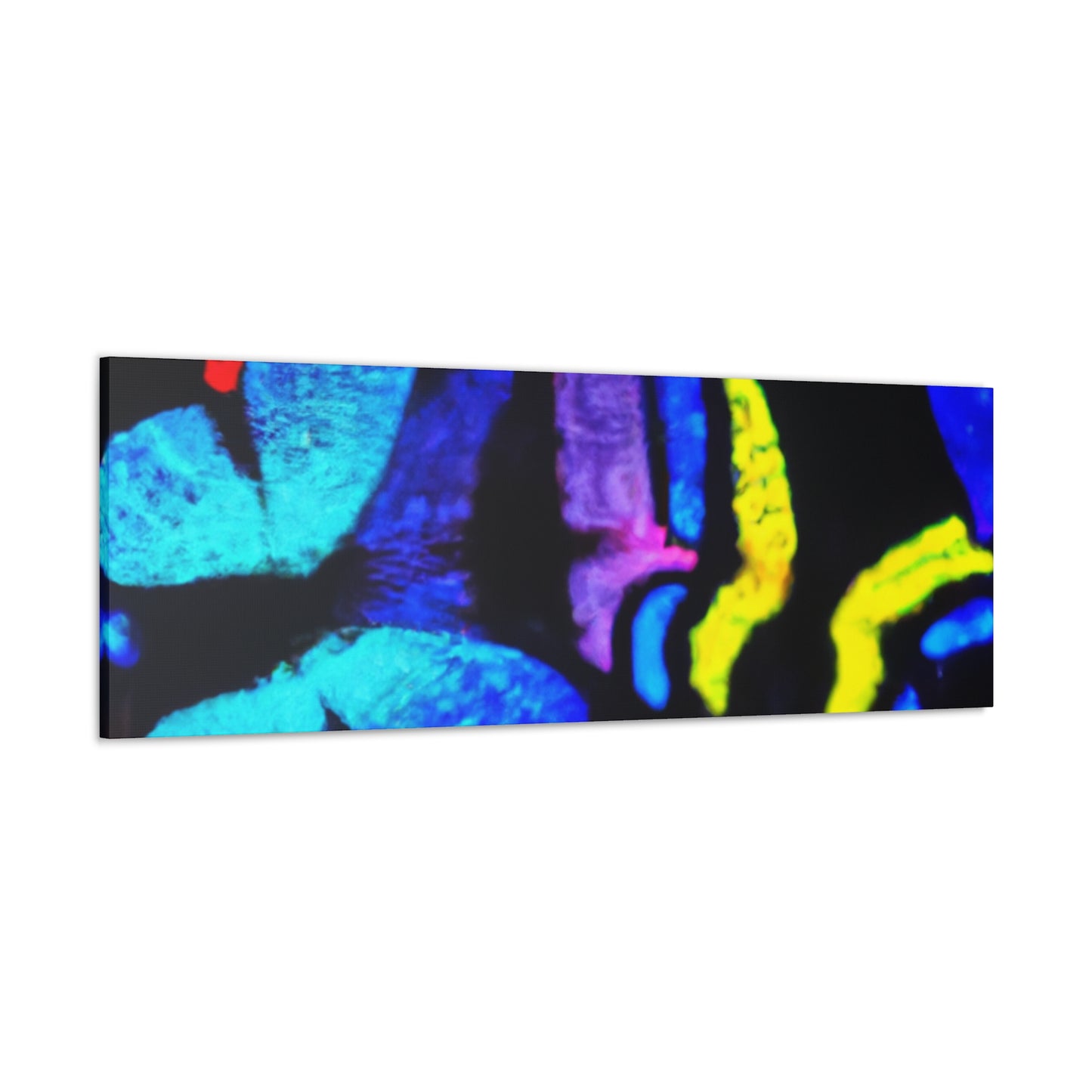 "Fantasia of Flutterbyes" Neon Butterflies  Art Canvas