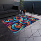 Interstellar Chromatopia. Infinity Patterns Outdoor Rug