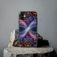 "Neon Infinity Bliss" Infinity Patterns Art Polycarbonate Phone Case
