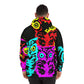 Neon Nighthoots. - NEON Owls AOP Hoodie