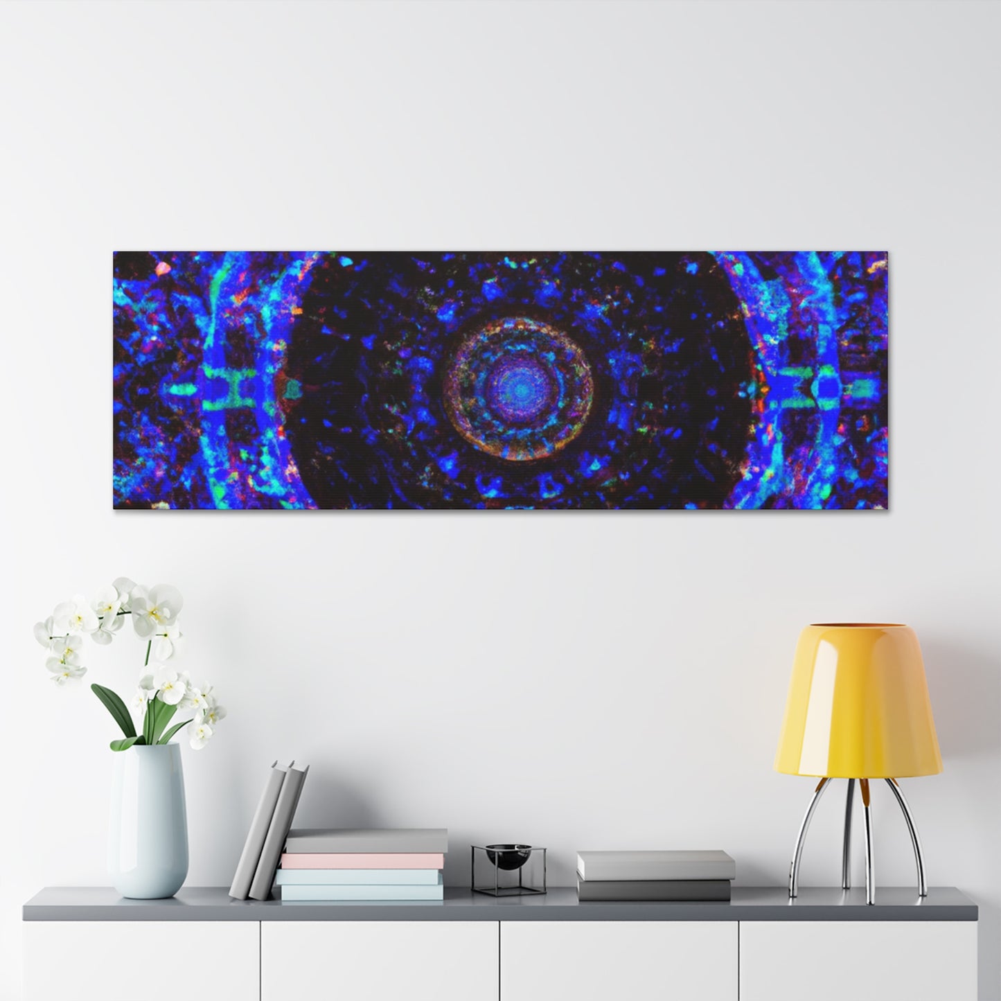Cosmic Kaleidoscope Visions Trippy Infinity Patterns Art Canvas