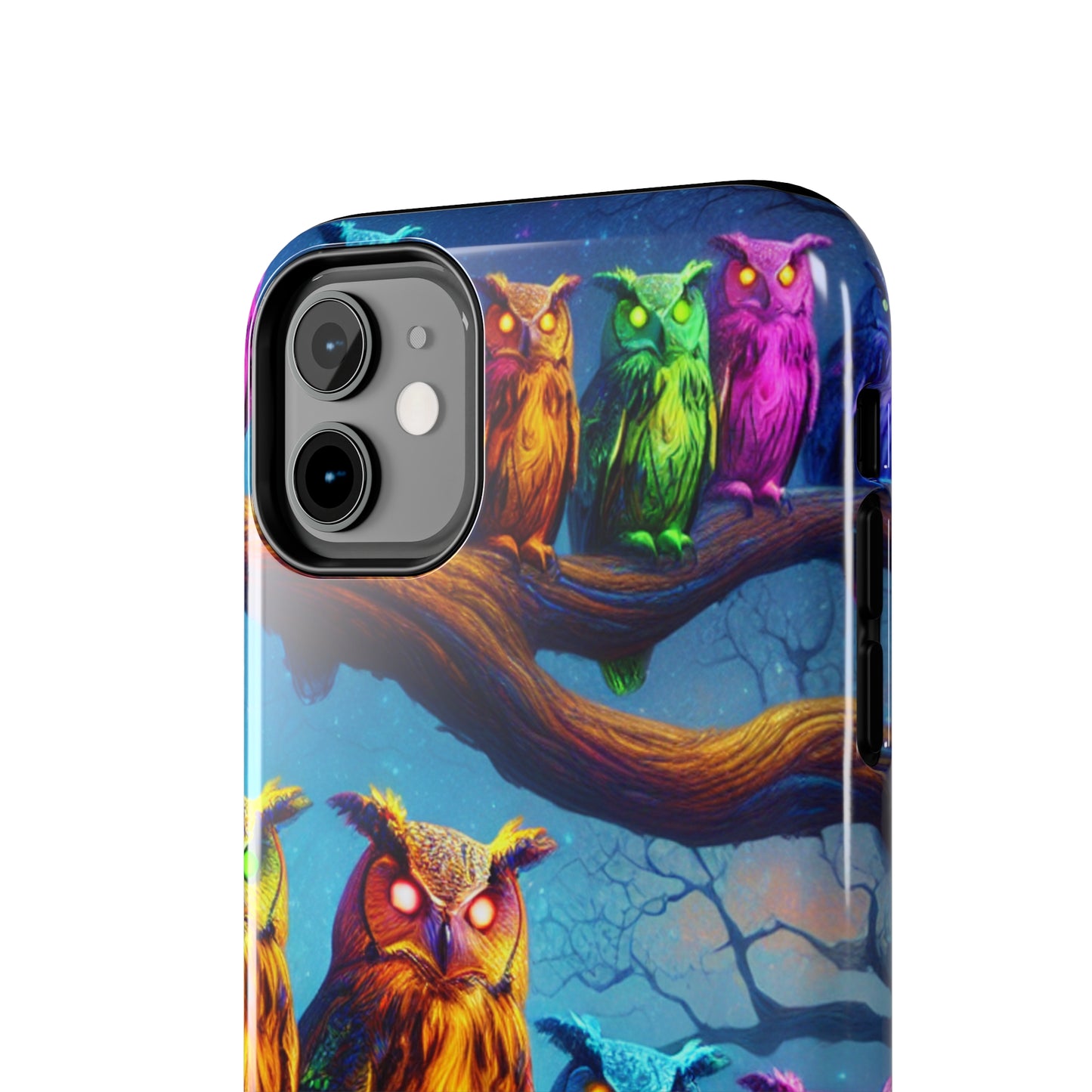 Neon Nocturnal Jazz NEON Owls Tough Phone Case