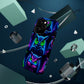 "Neon Nocturne" Neon Owls Premium Art Magsafe Magnet Tough IPhone 13 14 15 Pro Plus Max and Mini in Matte and Glossy Phone cases