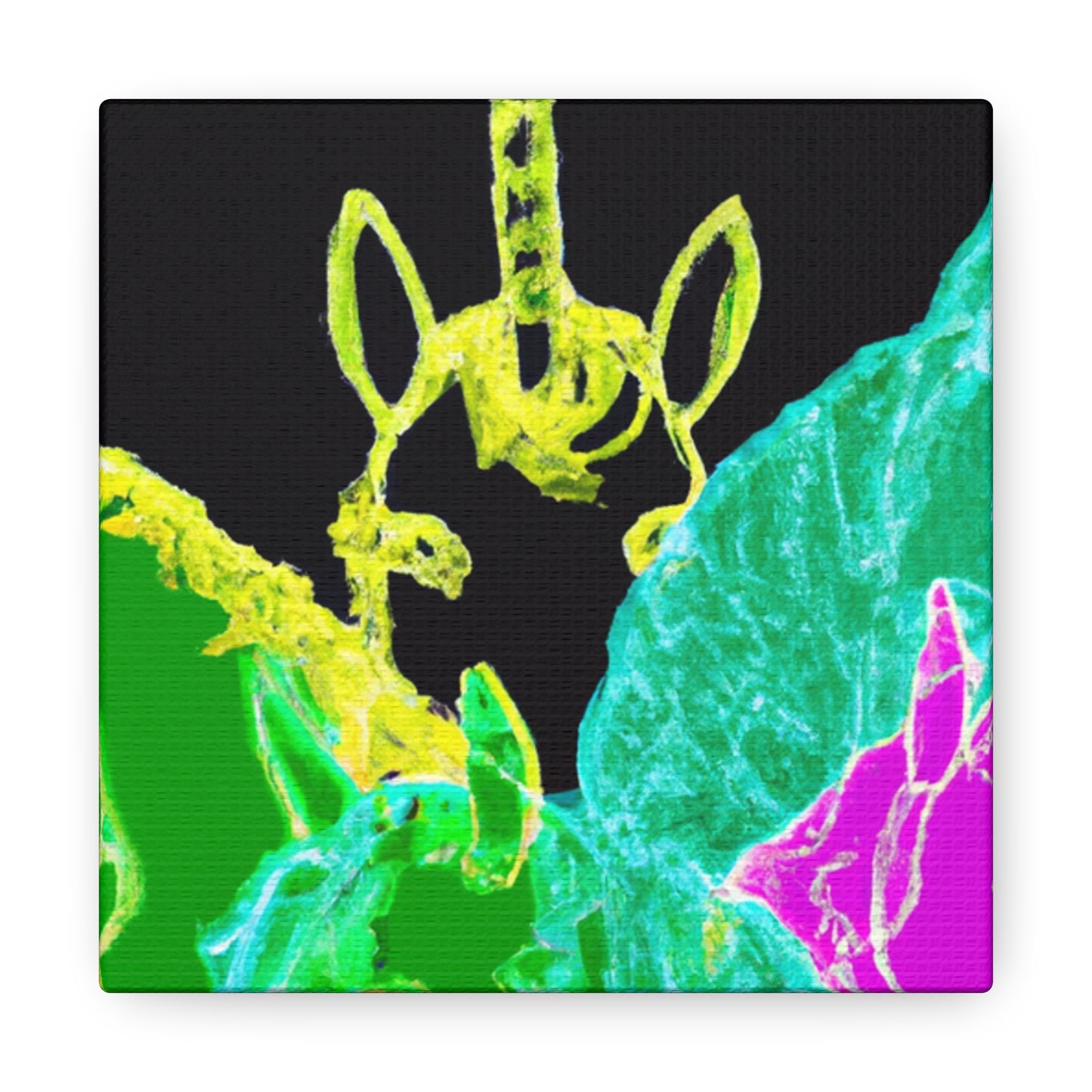 Neon Magicode Unicorns NEON Unicorns Art Canvas