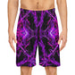 Ambrosius di Fiori - Trippy Infinity Patterns Rave Shorts