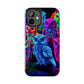 Neon Nocturne. NEON Owls Tough Phone Case