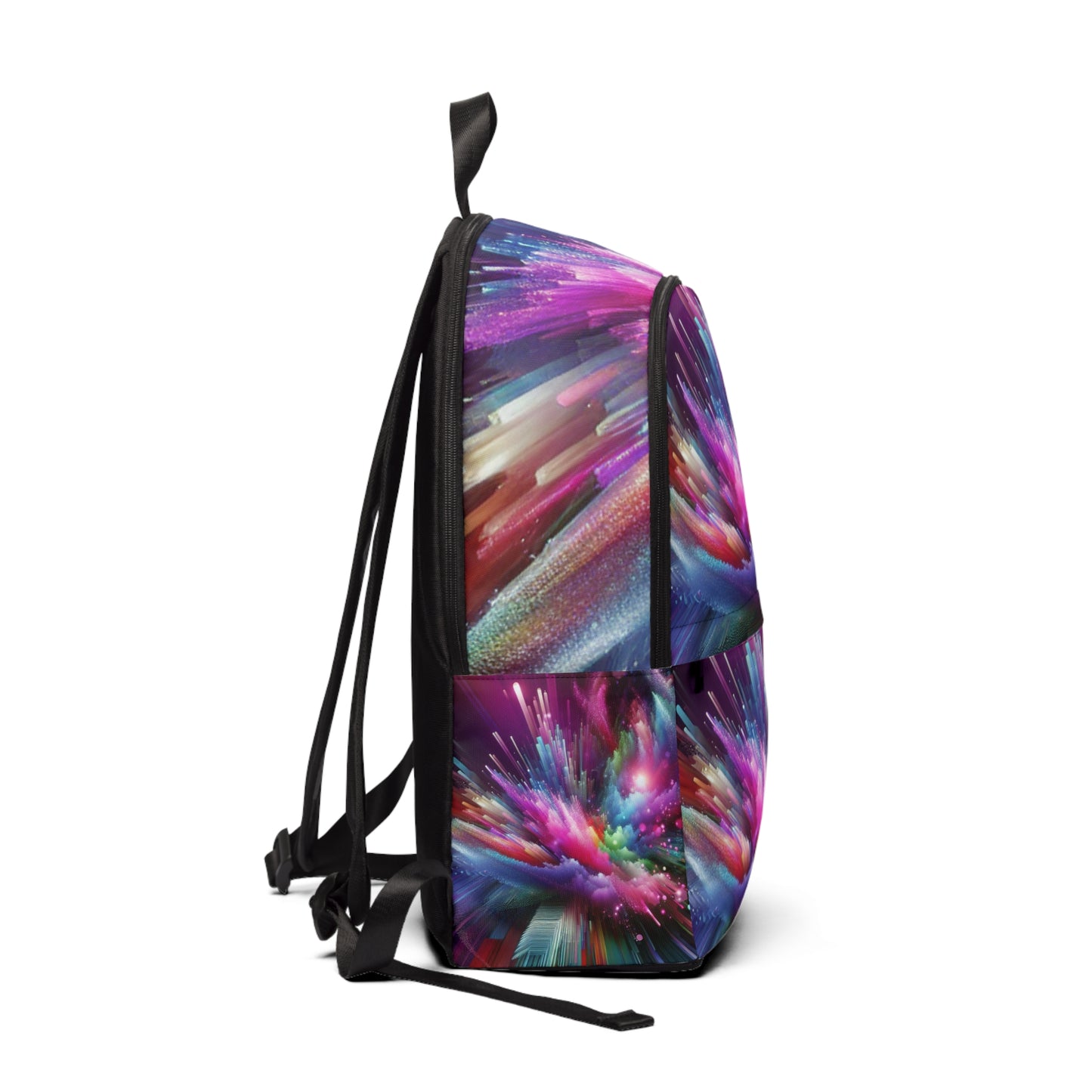 William Shakespearean - Trippy Infinty Patterns Fabric Rave Backpack