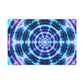 Neon Infinity Visions. Trippy Infinity Patterns Art Canvas