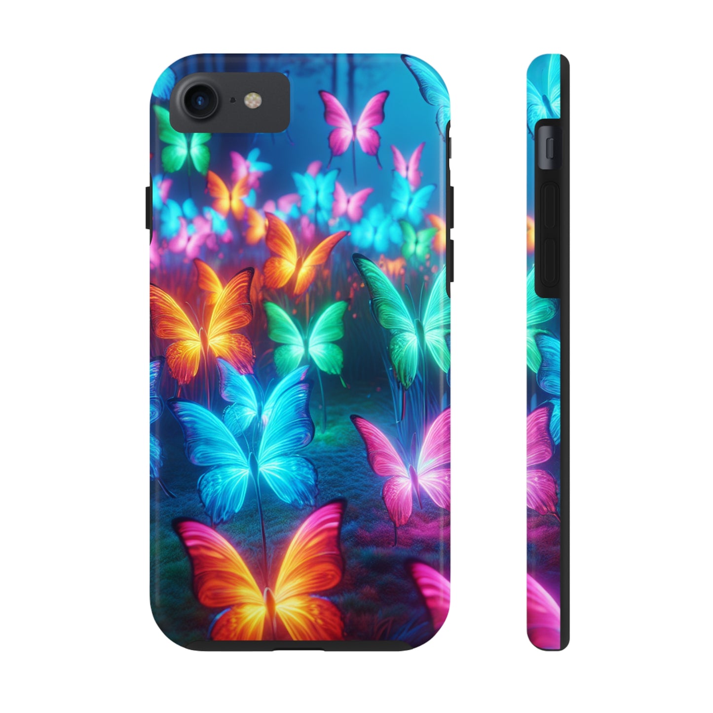 Neon Whispers. NEON Butterflies Tough Phone Case