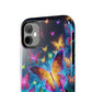 Neon Butterflies In Flight. NEON Butterflies Tough Phone Case