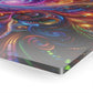 Neon Infinity Mystique. Trippy infity Pattern 1/4" Glossy Acrylic Art