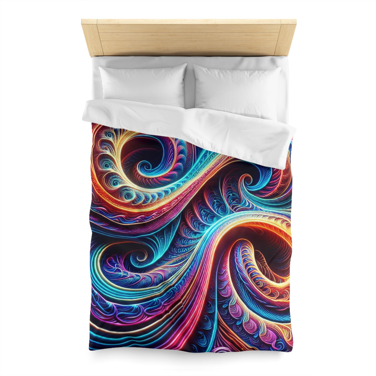 Giovanni da Volterra - Trippy Infinty Patterns Microfiber Duvet Cover