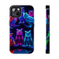 "Mystic Rally of the Neon Owls" NEON Owls Tough Phone Case