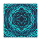 Neon Infinity Fractals. Trippy Infinity Patterns Art Canvas
