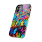 "Neon Butterfly Mural" NEON Butterflies Tough Phone Case Iphone 6 7 8 9 10 11 12 13 14 SE X XR XS Pro Max Mini Plus