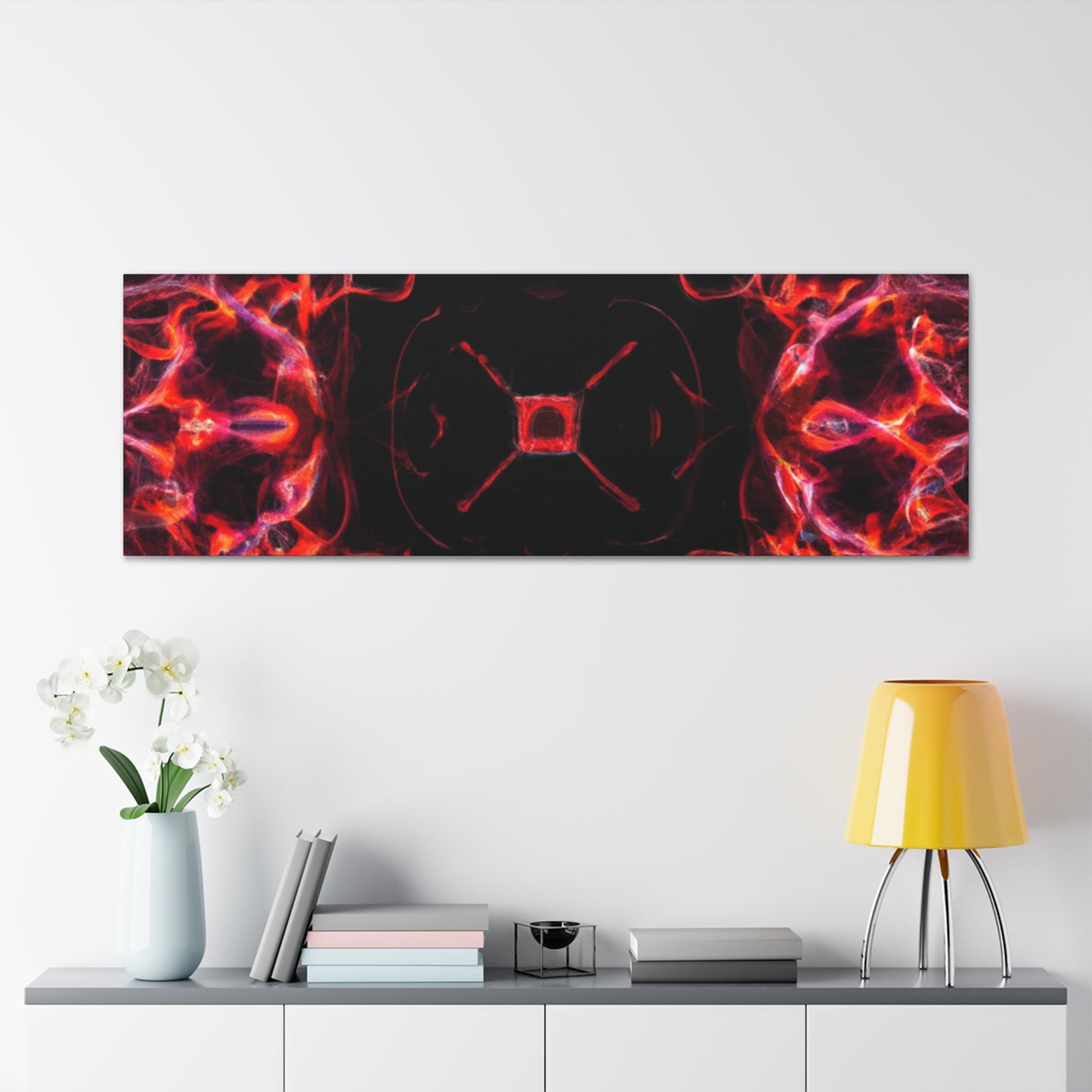 "Unlimited Neon Dreams" Trippy Infinity Patterns Art Canvas