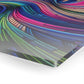 "Infinite Parallax of Neon Hues" Trippy infinity Pattern 1/4" Glossy Acrylic Art
