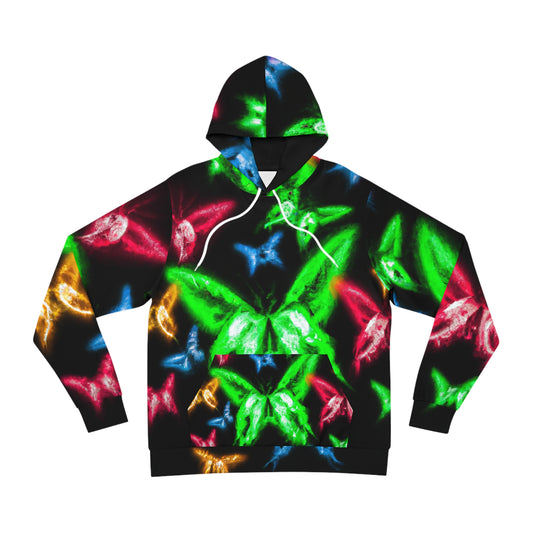 Neon Symphony - Butterflies AOP Hoodie