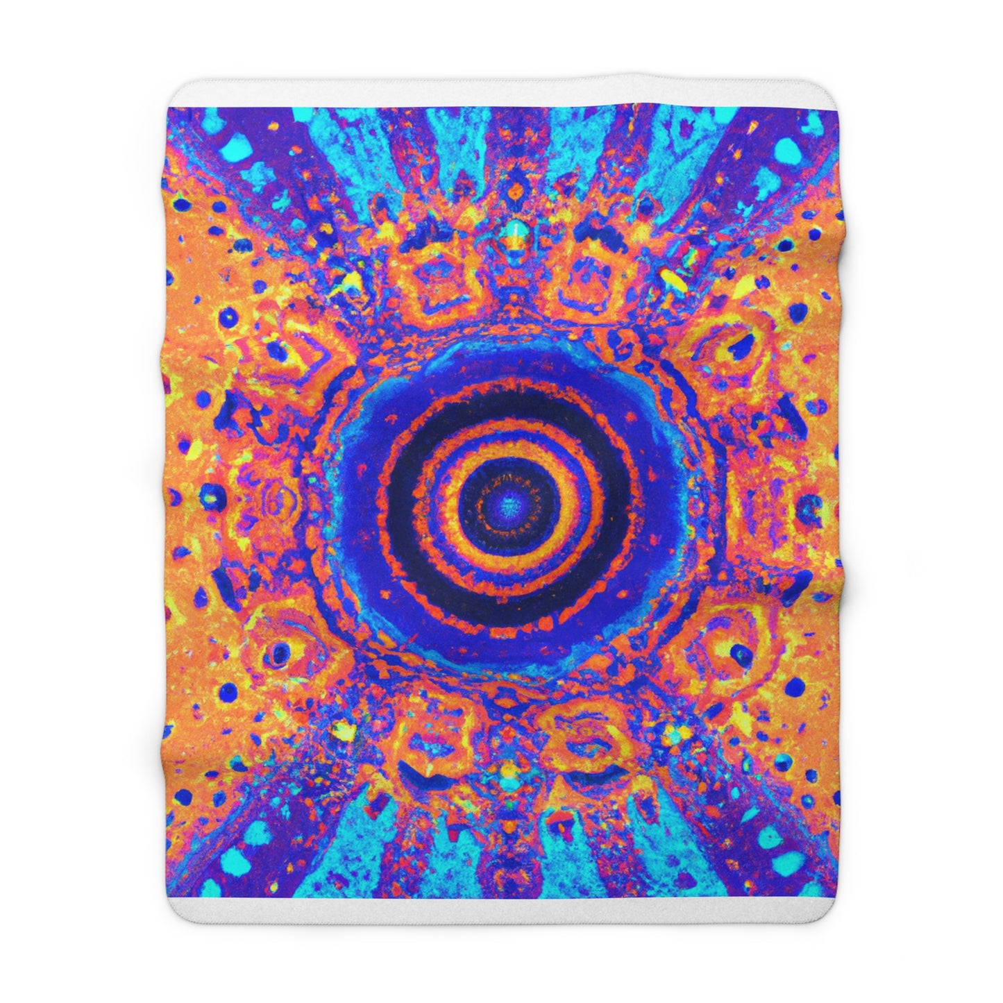 Leonardo da Vincianto. - Trippy Infinity Patterns Sherpa Blanket
