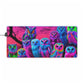 "Neon Nocturnal Splendor" NEON Owls Art LED Mousepad