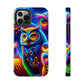 Neon Night Owls. NEON Owls Tough Phone Case