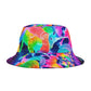 'Rainbow Mystique Unicorns' Neon Unicorns Bucket Hat