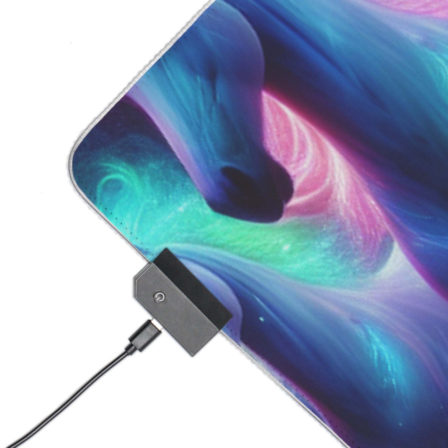 "Neon Dreamscape of Unicorns" NEON Unicorns LED Mousepad