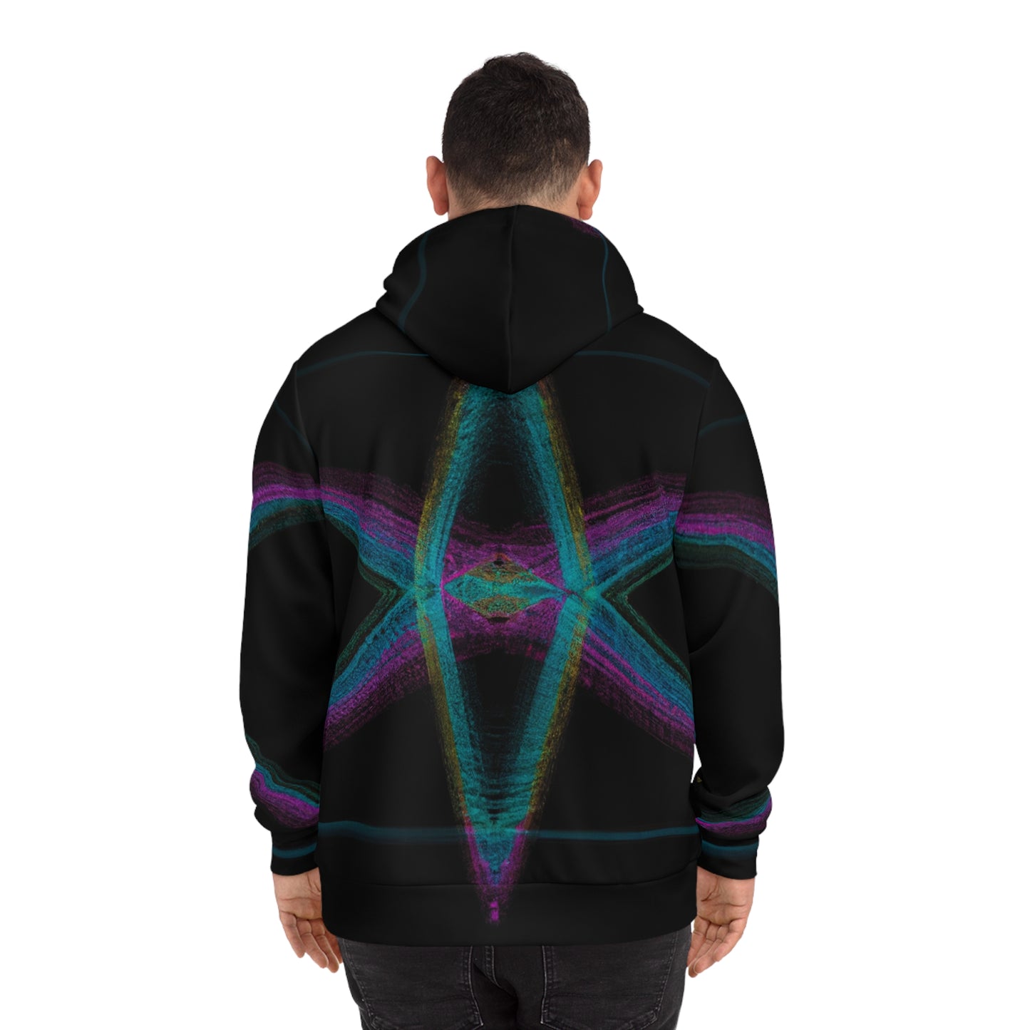Vortex of Vibrance -Trippy Infity Patterns AOP Hoodie