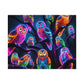Neon Owlflock. - Neon Owls Puzzle