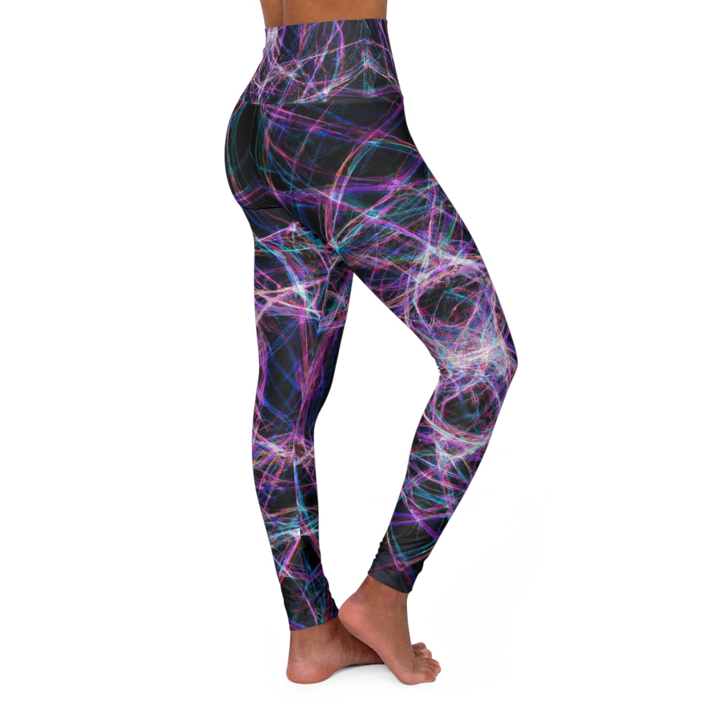 Vibrant Infinity Parallax - Trippy Infinity Patterns Leggings