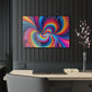 Aurora Fluxion. Trippy infity Pattern 1/4" Glossy Acrylic Art