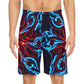 Miya de la Corte - Trippy Infinity Patterns Rave Shorts