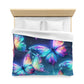 Marcello da Venezia - NEON Butterflies Microfiber Duvet Cover