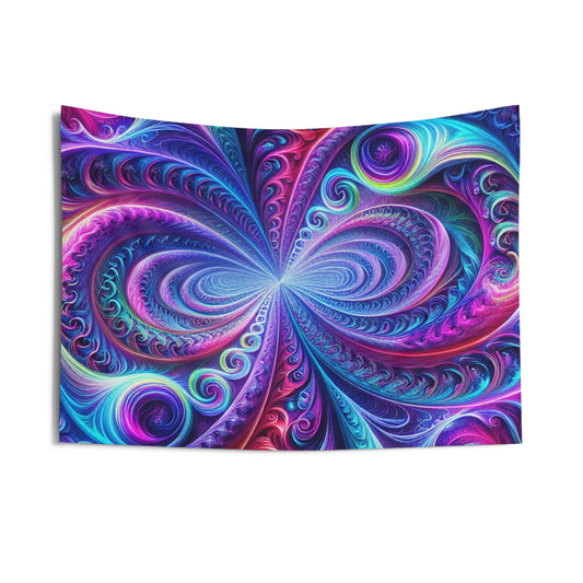 "Infinite Psychedelia" Infinity Patterns Art Tapestry