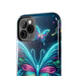 "Neon Butterfly Glo-Rama" NEON Butterflies Tough Phone Case Iphone 6 7 8 9 10 11 12 13 14 SE X XR XS Pro Max Mini Plus