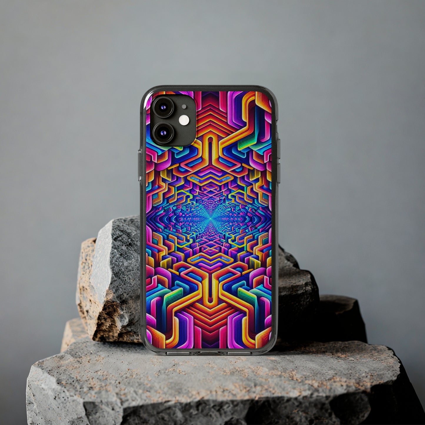 Vibrant Trippin' Infinity Infinity Patterns Art Polycarbonate Phone Case