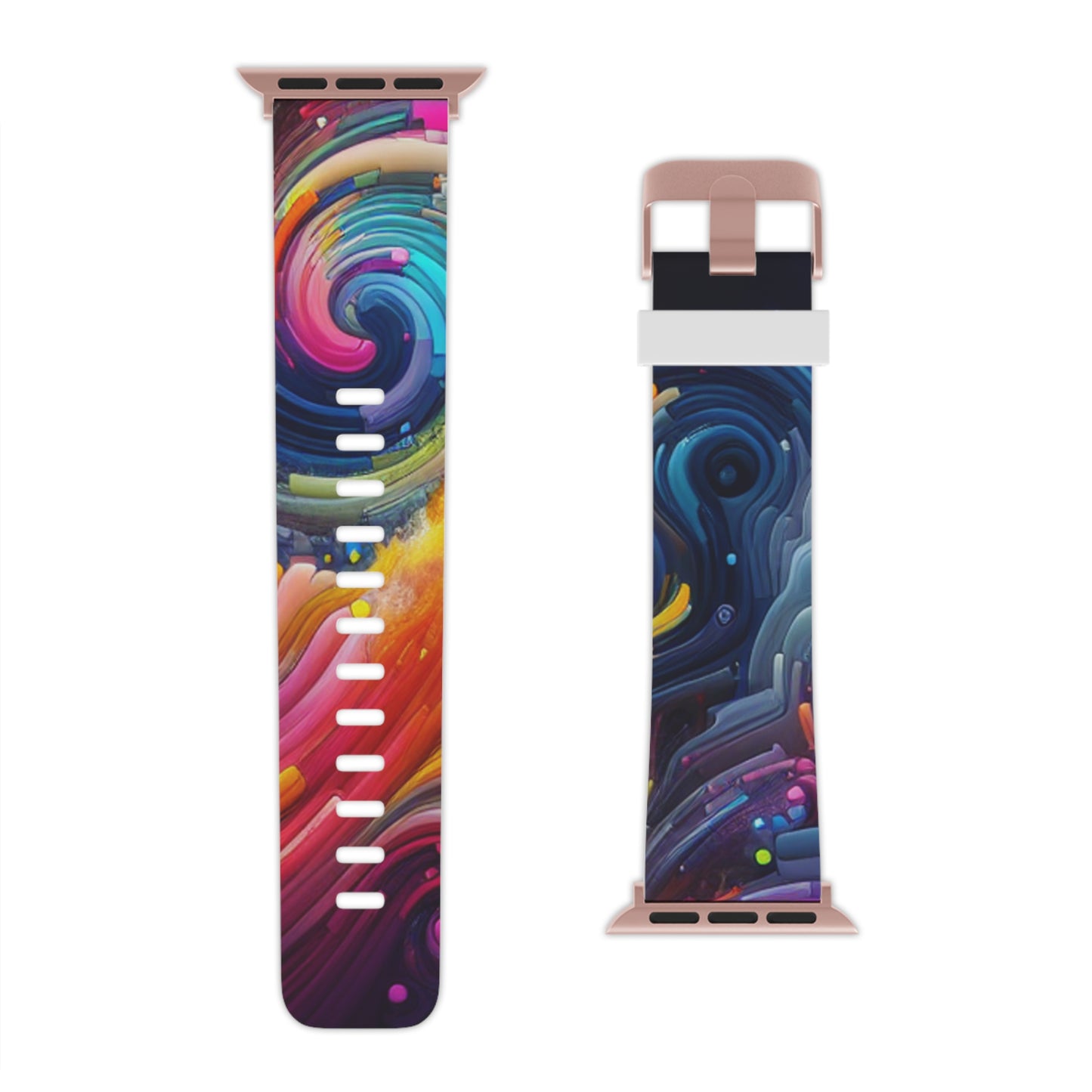 Neo-Futurism Chromiascape - Trippy Infinity Patterns Iwatch Band
