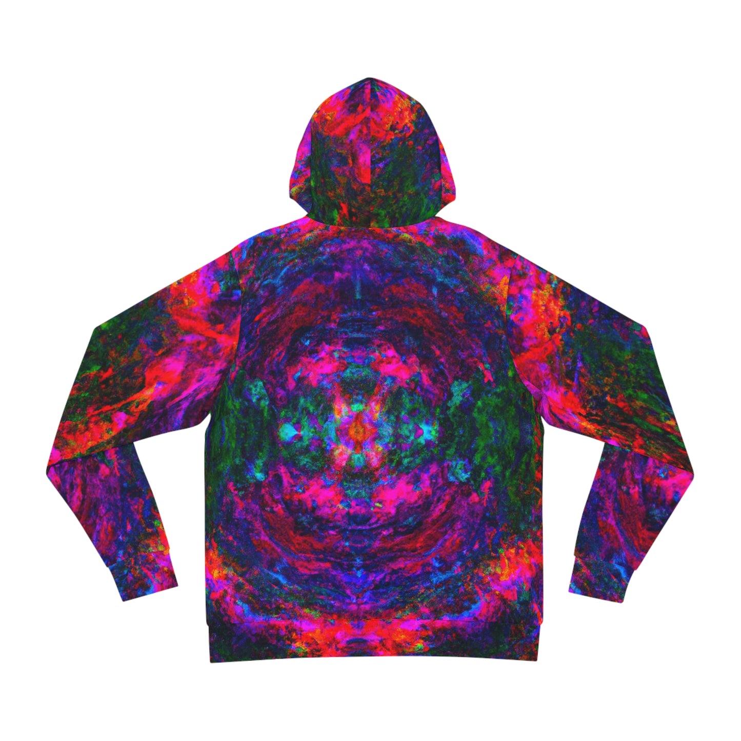 "Interdimensional Fluorescence" -Trippy Infinity Patterns AOP Hoodie