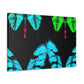 "Neon Butterfly Dreams" Neon Butterflies  Art Canvas