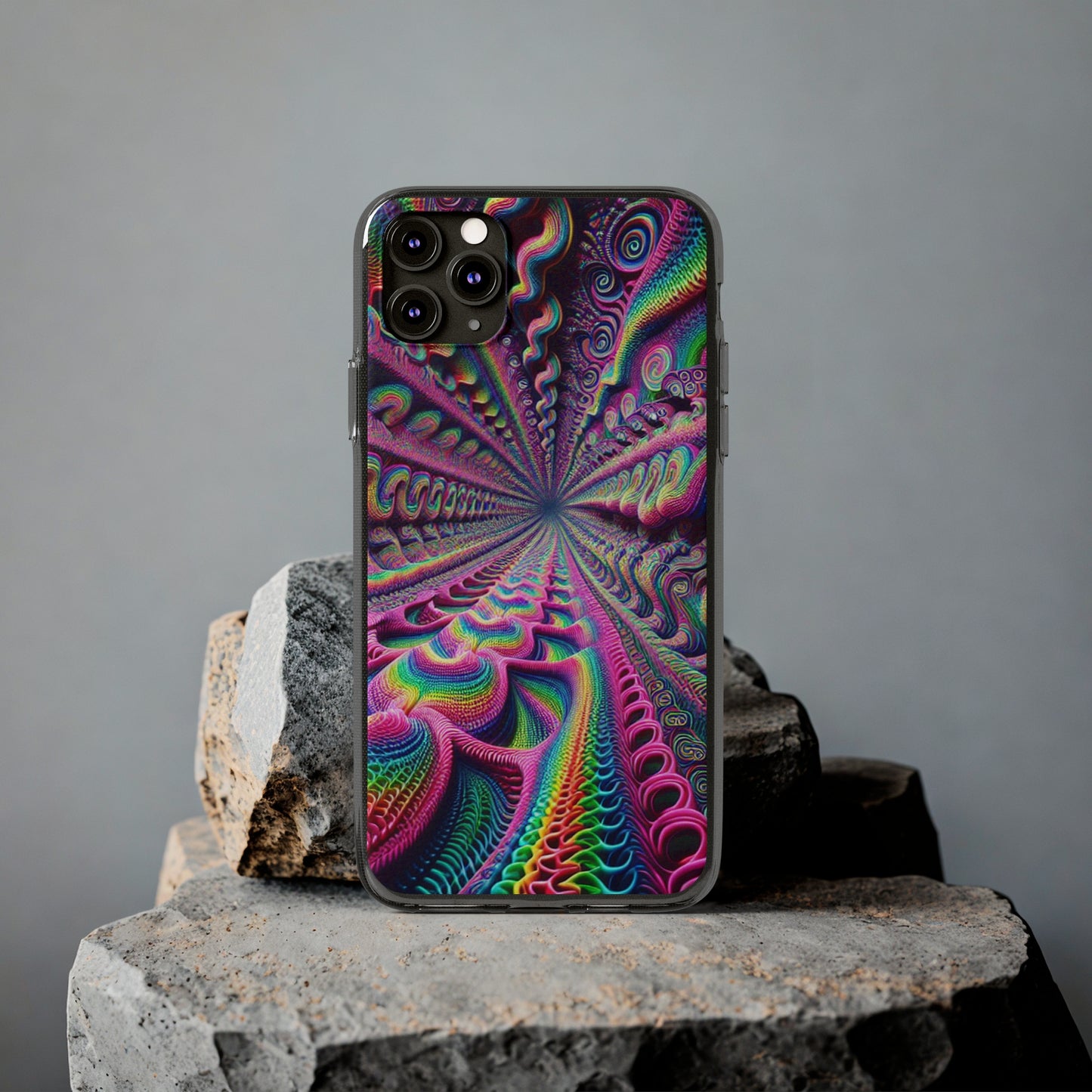 VibrancyInfiniteNeonacopia Infinity Patterns Art Polycarbonate Phone Case