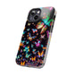 Neon Butterflies Dance NEON Butterflies Tough Phone Case Iphone 6 7 8 9 10 11 12 13 14 SE X XR XS Pro Max Mini Plus