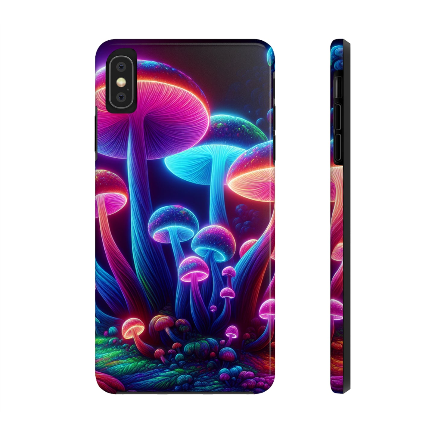 Neon Psychedelic Pupal Art NEON Unicorns Tough Phone Case Iphone 7 8 9 10 11 12 13 14 Pro Max Mini Plus XR XS SE